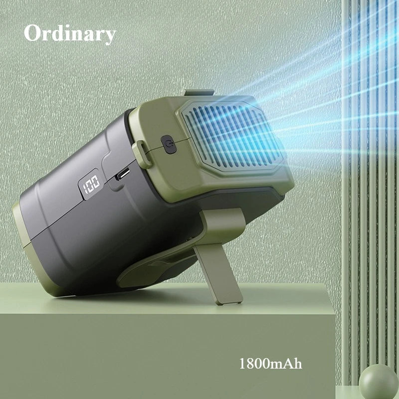 New Waist Small Fan Outdoor Cooling Cooling Large Wind Hand-held Fan