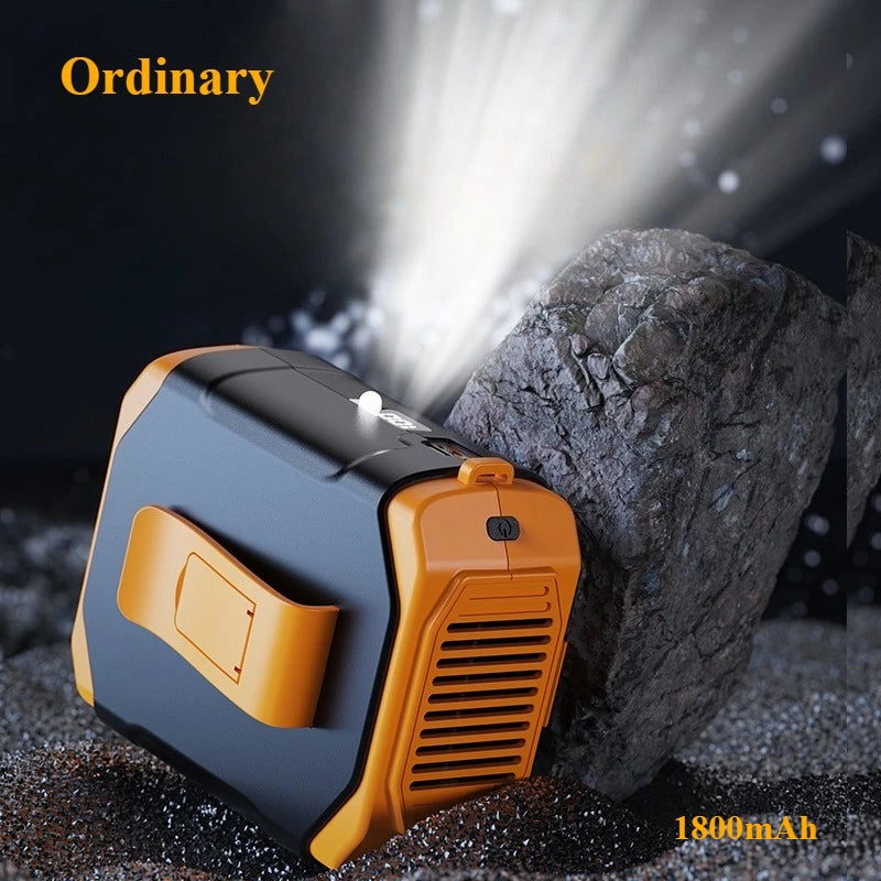 New Waist Small Fan Outdoor Cooling Cooling Large Wind Hand-held Fan