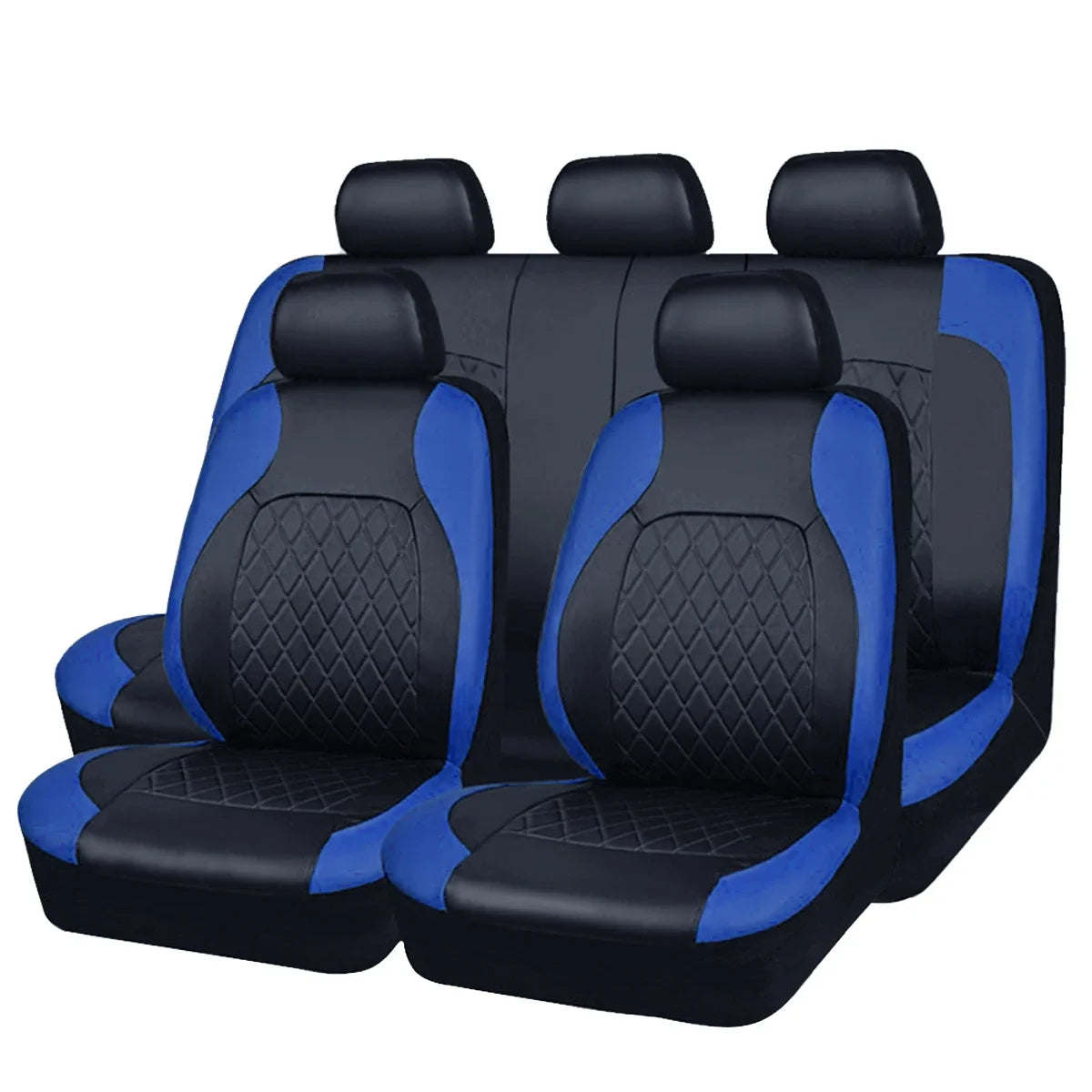 All-Season Waterproof PU Leather Seat Covers-Full Surround Protector forSedan,SUV,PickupTruck,Universal Fit with ExtraProtection