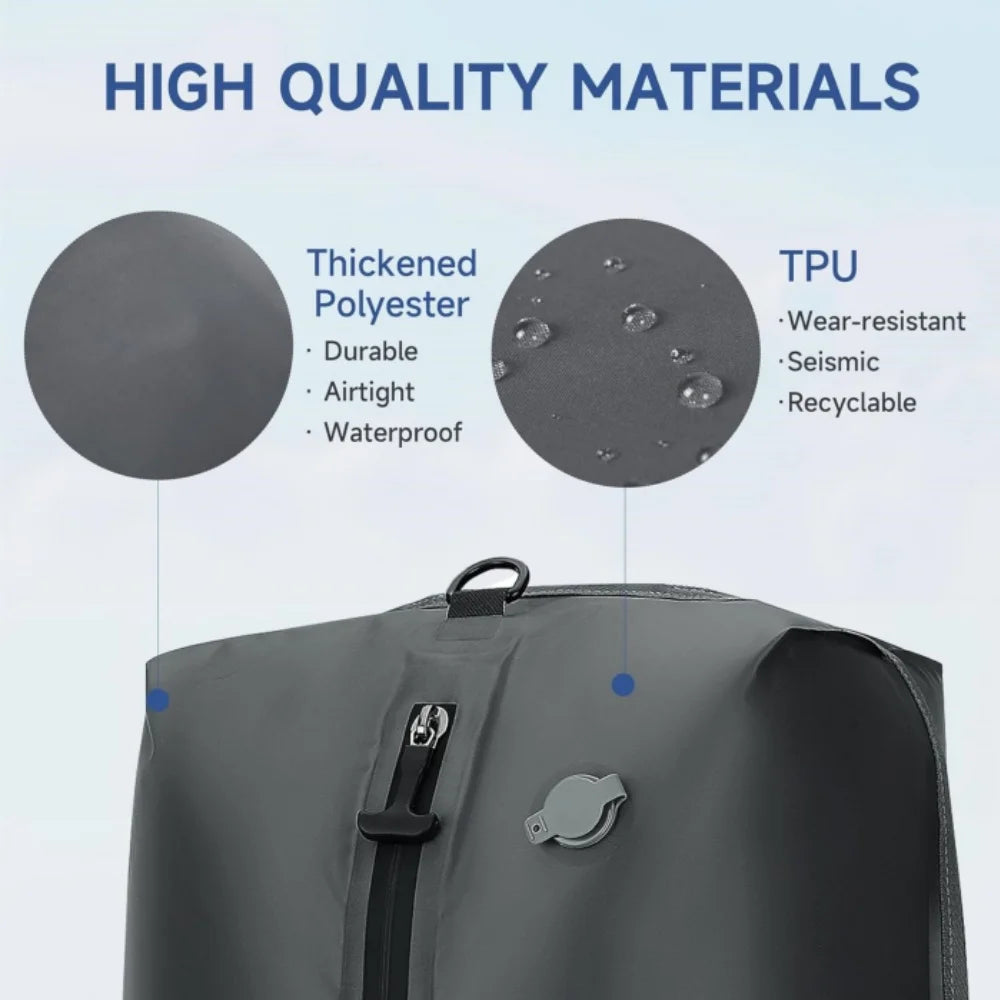 17L Vacuum Compression Bag with Air Pump Reusable Clothing Storage Bag