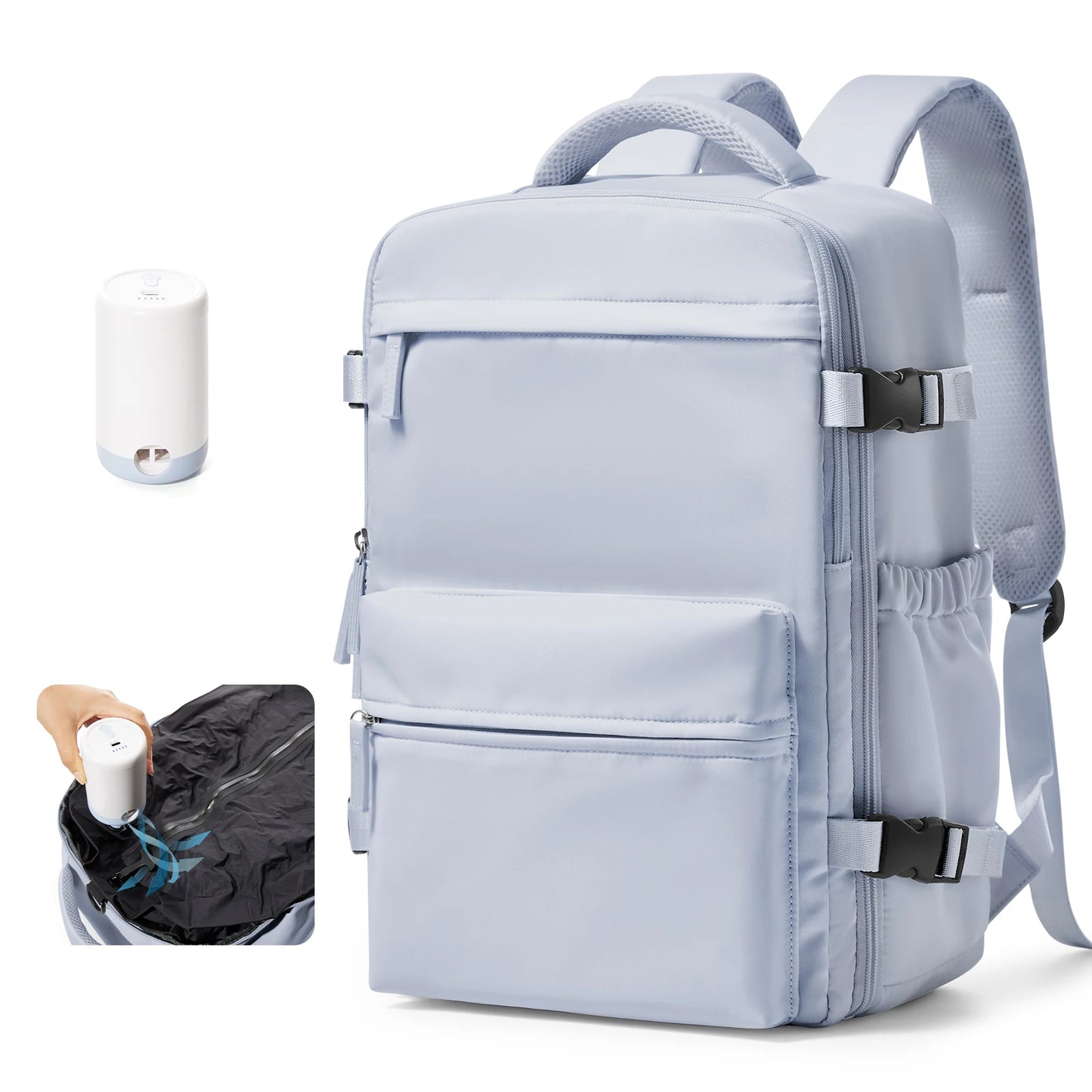 Ryanair Backpack Travel Cabin Airplane 40x20x25, Air Vacuum compression Backpack, Women Men Backpack Business Laptop Bag Handbag
