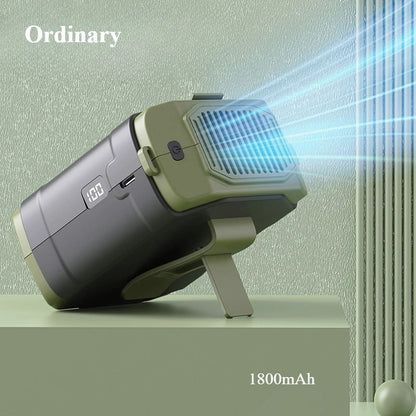 New Waist Small Fan Outdoor Cooling Cooling Large Wind Hand-held Fan
