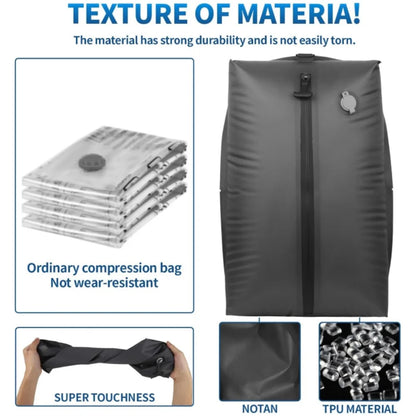 17L Vacuum Compression Bag with Air Pump Reusable Clothing Storage Bag