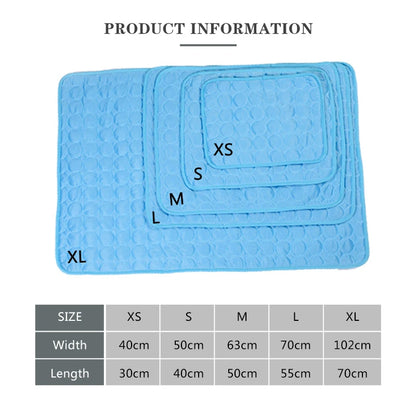 Dog Cooling Mat Extra Large Self Cooling Mat for Small Medium Large Dogs Cats Pet Durable Ice Blanket Washable Dog Accessories